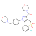 [6-fluoro-1-[4-(morpholin-4-ylmethyl)phenyl]-5,5-dioxo-4H-thiochromeno[4,3-c]pyrazol-3-yl]-morpholin-4-ylmethanone