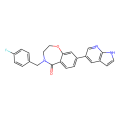 4-(4-Fluorobenzyl)-8-(1H-pyrrolo[2,3-b]pyridin-5-yl)-3,4-dihydrobenzo[f][1,4]oxazepin-5(2H)-one