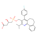 (3R)-4-{[6-(4-fluorophenyl)-4-(propan-2-yl)-3-azatricyclo[9.4.0.0^{2,7}]pentadeca-1(15),2(7),3,5,11,13-hexaen-5-yl]methyl phosphonato}-3-hydroxybutanoate