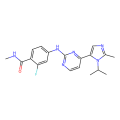 2-fluoro-N-methyl-4-[[4-(2-methyl-3-propan-2-ylimidazol-4-yl)pyrimidin-2-yl]amino]benzamide