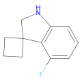 4'-fluoro-1',2'-dihydrospiro[cyclobutane-1,3'-indole]