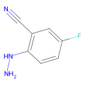 5-fluoro-2-hydrazino-benzonitrile