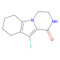 10-fluoro-3,4,6,7,8,9-hexahydro-2H-pyrazino[1,2-a]indol-1-one