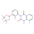 (3S)-8-Fluoro-1-methyl-3-[2-methyl-3-(4,4,5,5-tetramethyl-1,3,2-dioxaborolan-2-yl)phenyl]-2,4(1H,3H)-quinazolinedione