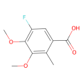5-fluoro-3,4-dimethoxy-2-methyl-benzoic acid