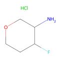 (3R,4R)-4-fluorotetrahydropyran-3-amine;hydrochloride