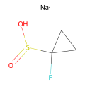 1-fluorocyclopropanesulfinic acid;sodium salt