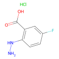5-fluoro-2-hydrazino-benzoic acid;hydrochloride