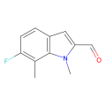 6-fluoro-1,7-dimethyl-1H-indole-2-carbaldehyde
