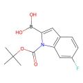 1-Boc-6-氟吲哚-2-硼酸 (含不同量的酸酐)