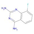 8-氟喹-2,4-二胺