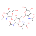 GlcNAcβ(1-3)[GlcNAcβ(1-6)]GalNAc-α-Thr