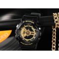 卡西欧G-SHOCK 经典款 黑金运动