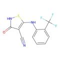 3-Hydroxy-5-[2-(trifluoromethyl)anilino]isothiazole-4-carbonitrile