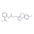 2-[3-(7-hydroxy-4,5-dihydropyrazolo[1,5-a]quinolin-3-yl)propanoylamino]benzoic acid