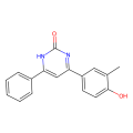 4-(4-hydroxy-3-methylphenyl)-6-phenyl-1,2-dihydropyrimidin-2-one
