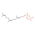 {[hydroxy({[(2E,6Z)-3,7,11-trimethyldodeca-2,6,10-trien-1-yl]oxy}methyl)phosphoryl]methyl}phosphonic acid