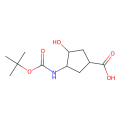 (1S,3R,4R)-3-(tert-butoxycarbonylamino)-4-hydroxy-cyclopentanecarboxylic acid