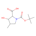 (2S,3S,4S)-1-[(tert-butoxy)carbonyl]-3-hydroxy-4-methylpyrrolidine-2-carboxylic acid