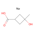 3-hydroxy-3-methyl-cyclobutanecarboxylic acid;sodium salt