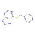7H-Purine, 6-[(4-pyridinylmethyl)thio]-