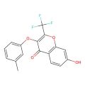7-Hydroxy-3-(3-methylphenoxy)-2-(trifluoromethyl)chromen-4-one