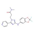 1H-1,2,4-Triazole-1-propanamide, 3-((2,2-difluoro-1,3-benzodioxol-5-yl)amino)-N,N-dimethyl-5-(4-pyridinyl)-