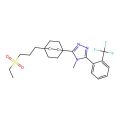 4H-1,2,4-Triazole, 3-(4-(3-(ethylsulfonyl)propyl)bicyclo(2.2.2)oct-1-yl)-4-methyl-5-(2-(trifluoromethyl)phenyl)-