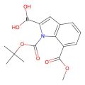 (1-(叔丁氧羰基)-7-(甲氧基羰基)-1H-吲哚-2-基)硼酸