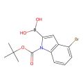 (4-溴-1-(叔丁氧基羰基)-1H-吲哚-2-基)硼酸