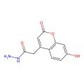2H-1-Benzopyran-4-acetic acid, 7-hydroxy-2-oxo-, hydrazide