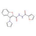 3-(1H-Pyrrol-1-yl)-2-benzofurancarboxylic acid 2-(2-furanylcarbonyl)hydrazide