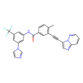 3-(2-imidazo[1,2-b]pyridazin-3-ylethynyl)-N-[3-imidazol-1-yl-5-(trifluoromethyl)phenyl]-4-methylbenzamide