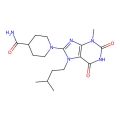 1-(7-isopentyl-3-methyl-2,6-dioxo-2,3,6,7-tetrahydro-1H-purin-8-yl)piperidine-4-carboxamide