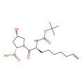 L-Proline, 1-[(2S)-2-[[(1,1-dimethylethoxy)carbonyl]amino]-1-oxo-8-nonen-1-yl]-4-hydroxy-, (4R)-