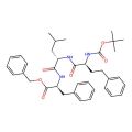 L-phenylalanine,(alphaS)-alpha-(((1,1-dimethylethoxy)carbonyl)amino)benzenebutanoyl-L-leucyl-,phenylmethylester