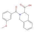 2-(3-Methoxybenzoyl)-1,2,3,4-tetrahydroisoquinoline-3-carboxylic acid