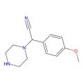 (4-Methoxyphenyl)(piperazin-1-yl)acetonitrile