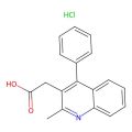 (2-Methyl-4-phenylquinolin-3-yl)acetic acid--hydrogen chloride (1/1)