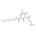 2-Methylpropyl 5-chloro-3-(hexylcarbamoyl)-2,6-dioxopyrimidine-1-carboxylate
