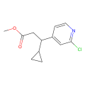 (3S)-3-(2-氯吡啶-4-基)-3-环丙基丙酸甲酯