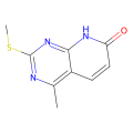 4-甲基-2-(甲基硫烷基)-7H,8H-吡啶并[2,3-d]嘧啶-7-酮
