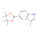 3-甲基-5-(四甲基-1,3,2-二氧杂硼硼烷-2-基)-1H-吲哚