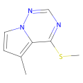 5-甲基-4-(甲基硫烷基)吡咯并[2,1-f] [1,2,4]三嗪