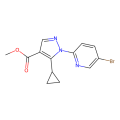 1-(5-溴吡啶-2-基)-5-环丙基吡唑-4-羧酸甲酯
