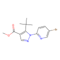 1-(5-溴吡啶-2-基)-5-叔丁基吡唑-4-羧酸甲酯