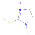 1-甲基-2-(甲硫基)-4,5-二氢-1h-咪唑氢碘化物