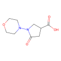 1-(4-吗啉)-5-氧代-3-吡咯烷羧酸