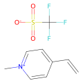 1-甲基-4-乙烯基吡啶鎓三氟甲磺酸盐 (M4VP)