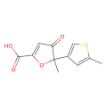 5-methyl-5-(5-methylthiophen-3-yl)-4-oxo-4,5-dihydrofuran-2-carboxylic acid